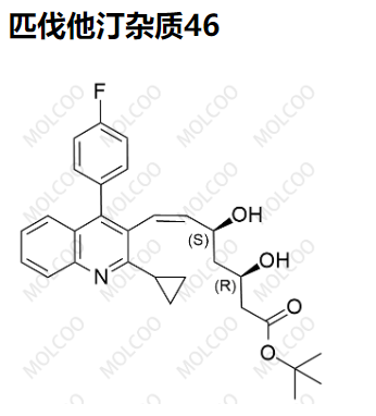 匹伐他汀杂质46   	C29H32FNO4