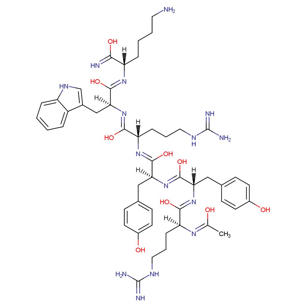 200959-47-3/N2-乙酰基-L-精氨酰-L-酪氨酰-L-酪氨酰-L-精氨酰-L-色氨酰-L-赖氨酰胺/Ac-RYYRWK-NH2