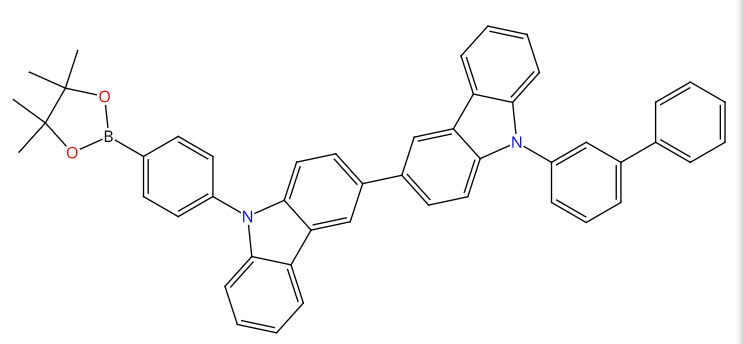 9-[1'1联苯]-3-基-9'-(4-硼酸频那醇酯-苯基)-3,3'-双-9H-咔唑；2922183-00-2