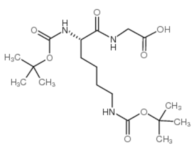 Boc-Lys(Boc)-Gly-OH，Boc-赖氨酸(Boc)-甘氨酸