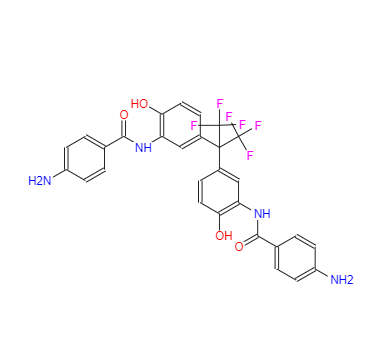 2,2-双[3-(4-氨基苯甲酰胺基)-4-羟基苯基]六氟丙烷