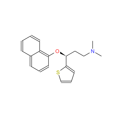 S-(+)-N,N-二甲基-3-(1-萘氧基)-3-(2-噻吩)-丙胺