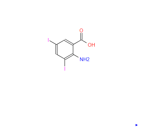 609-86-9；2-氨基-3,5-二碘苯甲酸