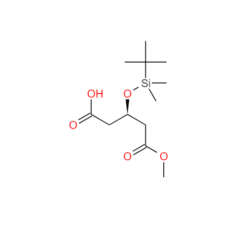 (3R)-3-叔丁基二甲基硅氧基戊二酸单甲酯