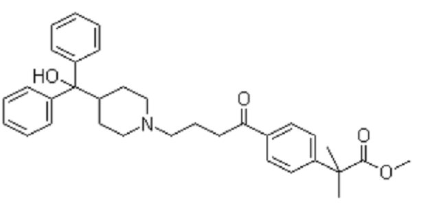 2-[4-[4-[4-(羟基二苯甲基)-1-哌啶基]-1-氧代丁基]苯基]-2,2-二甲基乙酸甲酯