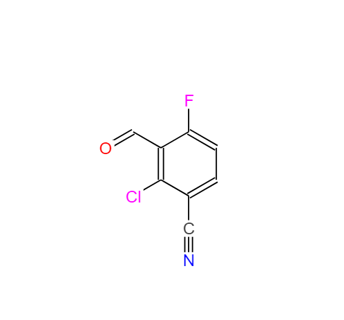 2-氯-4-氟-3-甲酰苯甲腈