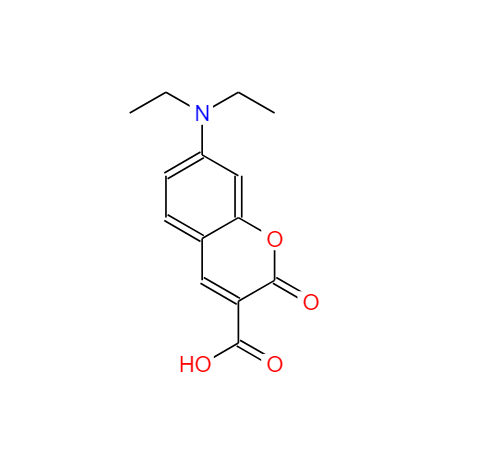 7-(二乙胺基）-2-氧代-2-苯并吡喃-3-羧酸