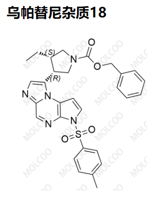 乌帕替尼杂质18  1708997-42-5   (3S,4R)-benzyl 3-ethyl-4-(3-tosyl-3H-imidazo[1,2-a]pyrrolo[2,3-e]pyrazin-8-yl)pyrrolidine-1-carboxylate 