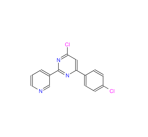 4-氯-6-(4-氯苯基)-2-(3-吡啶基)嘧啶