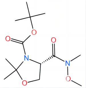 (S)-3-N-BOC-4-(甲氧基-甲基-氨基甲酰胺基)-2,2-二甲基噁唑烷