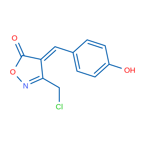 3-(Chloromethyl)-4-(4-hydroxybenzylidene)isoxazol-5(4H)-one