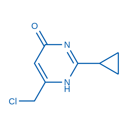 6-(氯甲基)-2-环丙基-1H-嘧啶-4-酮