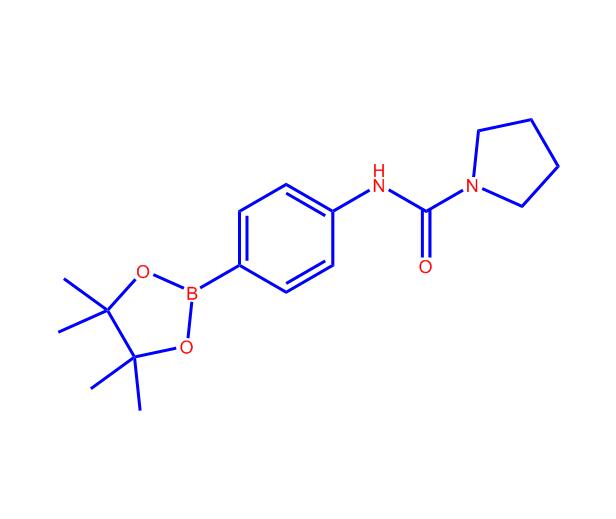 N-(4-(4,4,5,5-四甲基-1,3,2-二氧硼杂环戊烷-2-基)苯基)吡咯烷-1-甲酰胺874290-95-6