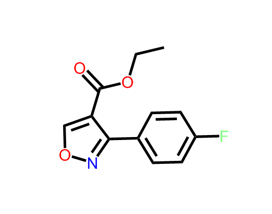 3-(4-Fluorophenyl)-4-isoxazolecarboxylic acid ethyl ester