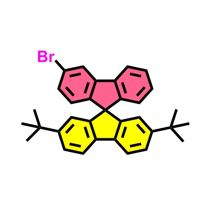 3′-溴-2,7-二叔丁基-9,9′-螺二[9H-芴 ；2254697-59-9