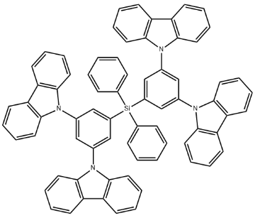 二[3,5-二(9H-咔唑-9-基)苯基]二苯基硅烷;双[3,5-二(9H-咔唑-9-基)苯基]二苯基硅烷