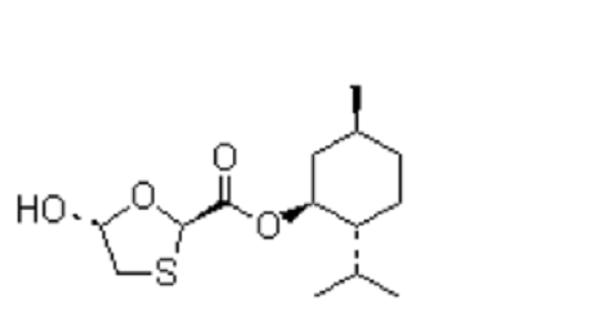 (2R,5R)-5-羟基-1,3-氧硫杂环-2-羧酸 (1R,2S,5R)-5-甲基-2-异丙基环己酯 