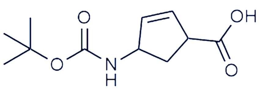 4-((叔丁氧羰基)氨基)环戊-2-烯-1-羧酸