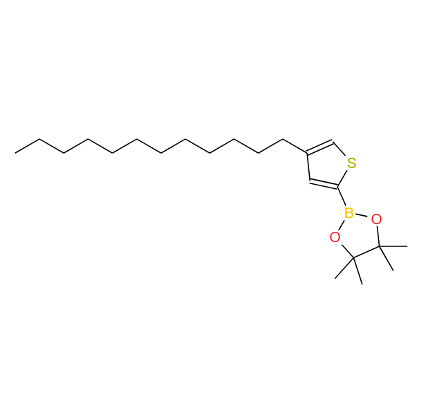 4-十二烷基-2-(4,4,5,5-四甲基-1,3,2-二氧硼烷-2-基)噻吩