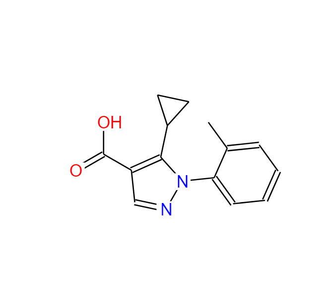 5-环丙基-1-(2-甲基苯基)-1H-吡唑-4-羧酸