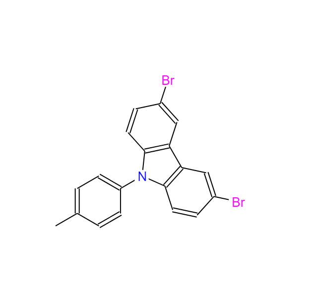 3,6-二溴-9-(4-甲基苯基)-9H-咔唑