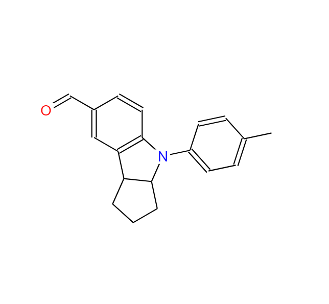 4-(4-甲基苯基)-1,2,3,3A,4,8B-六氢环戊并[B]吲哚-7-甲醛