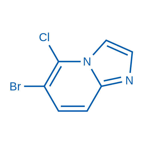 6-溴-5-氯咪唑并[1,2-a]吡啶