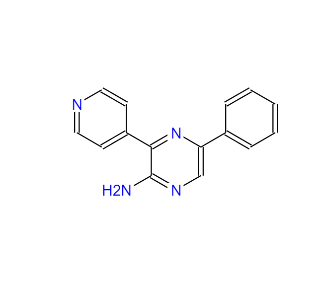 5-苯基-3-(吡啶-4-基)吡嗪-2-胺