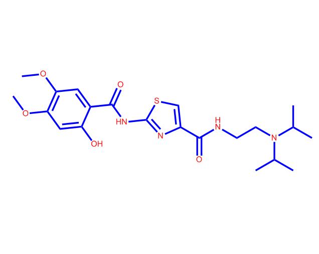 N-(2-(二异丙基氨基)乙基)-2-(2-羟基-4,5-二甲氧基苯甲酰胺)噻唑-4-甲酰胺185106-16-5
