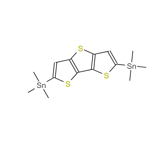 2,6-二(三甲基锡)-二噻吩并[3,2-B:2',3'-D]噻吩