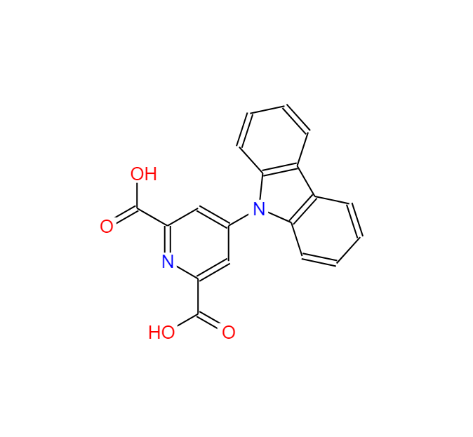 4-(9H-咔唑-9-基)吡啶-2,6-二羧酸 2079886-11-4