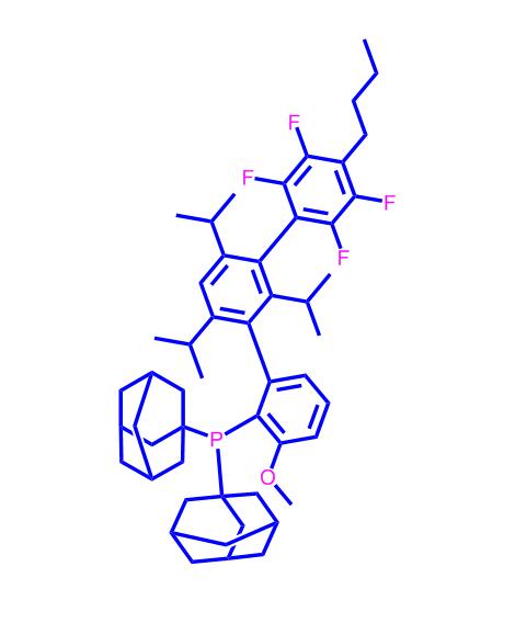 6-甲氧基-2-{2,4,6-三异丙基-3-[(2,3,5,6-四氟-4-丁基)苯基]苯基}二金刚烷基膦AlPhos1805783-60-1