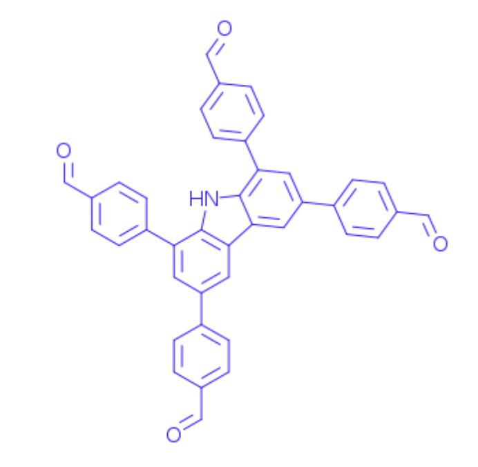 4,4',4'',4'''-(9H-carbazole-1,3,6,8-tetrayl)tetrabenzaldehyde