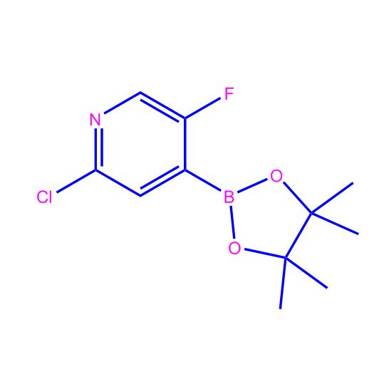 2-氯-5-氟-4-(4,4,5,5-四甲基-1,3,2-二氧杂硼烷-2-基)吡啶1256360-62-9