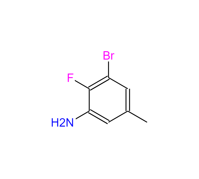 3-溴-2-氟-5-甲基-苯胺