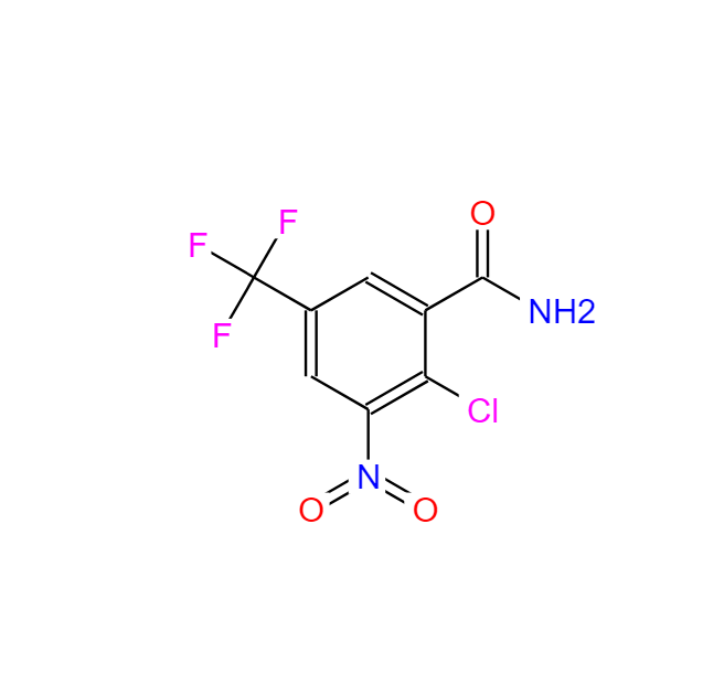 2-氯-3-硝基-5-(三氟甲基)苯甲酰胺