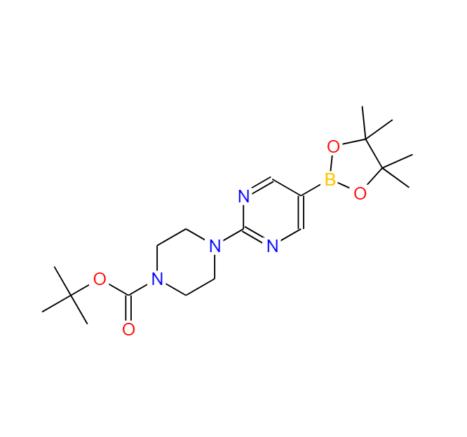 2-[4-(N-BOC)哌嗪-1-基]嘧啶-5-硼酸频哪醇酯