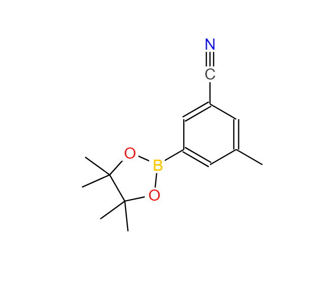 3-甲基-5-氰基-苯硼酸频哪醇酯