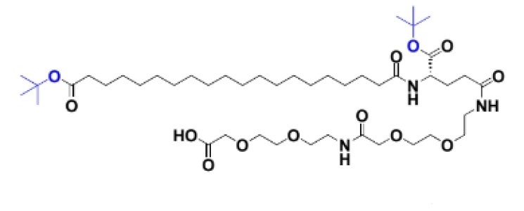 C20-OtBu-Glu(OtBu)-AEEA-AEEA-OH