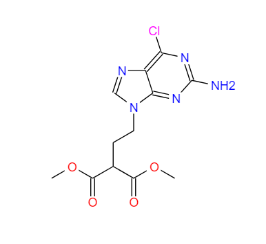 2-(2-氨基-6-氯-9H-嘌呤-9-基)乙基]丙二酸二甲酯