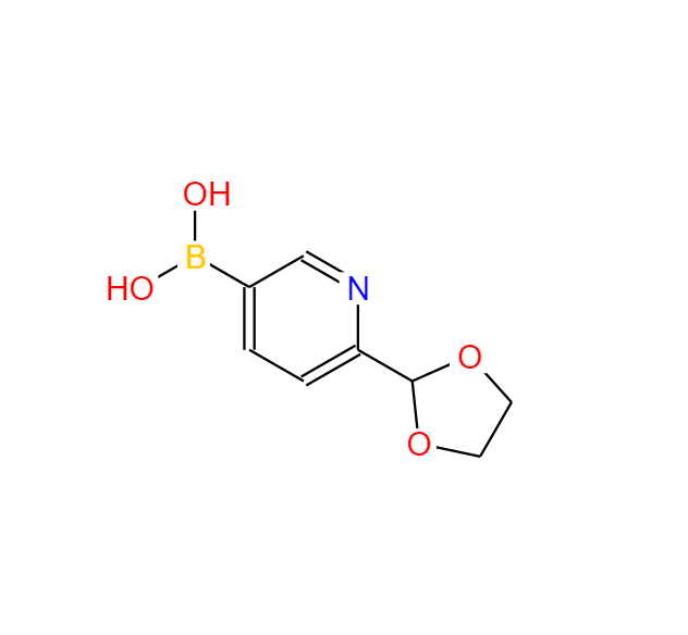 (6-(1,3-二氧戊环-2-基)吡啶-3-基)硼酸