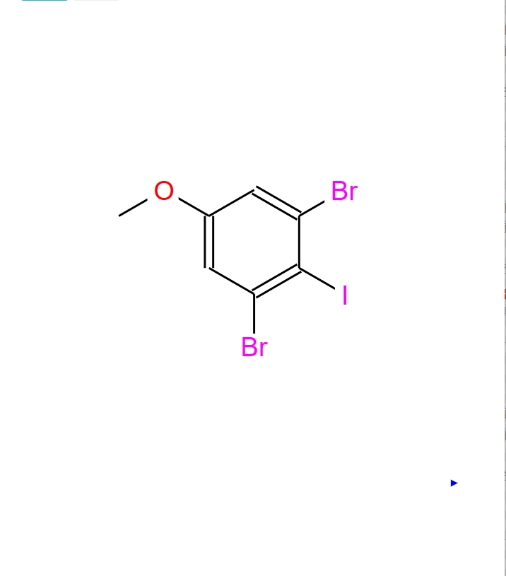 1,3-二溴-2-碘-5-甲氧基苯