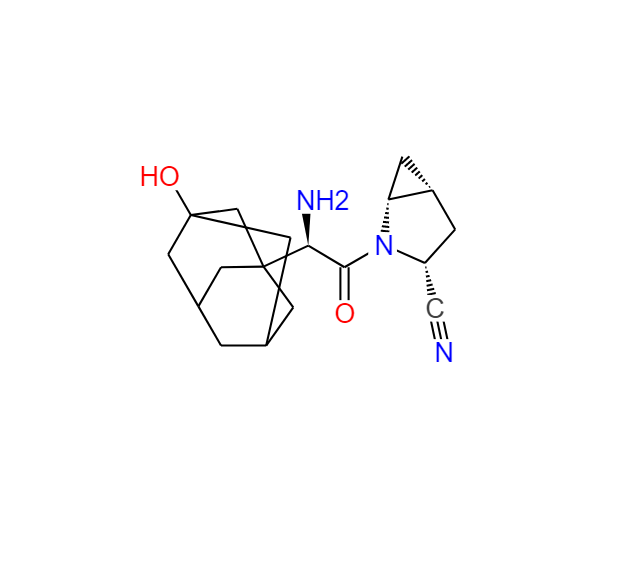 (1R,3R,5R)-2-[(2R)-2-氨基-2-(3-羟基-1-金刚烷基)-1-羰基乙基]-2-氮杂双环[3.1.0]己烷-3-腈(沙格列汀中间体对应杂质)