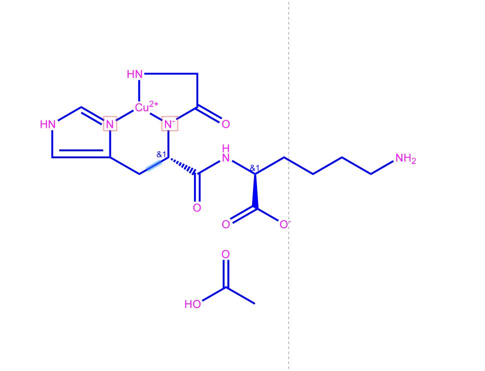 N2-(N-甘氨酰-L-组氨酰)-L-赖氨酸]铜络合物乙酸盐300801-03-0