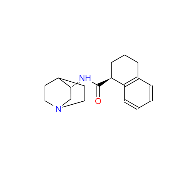 N-(1-氮杂双环[2.2.2]辛-3S-基)-1,2,3,4四氢萘-1S-甲酰胺