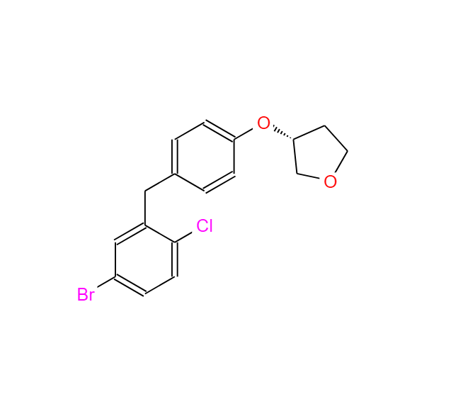(R)-3-(4-(5溴-2-氯苄基)苯氧基)四氢呋喃
