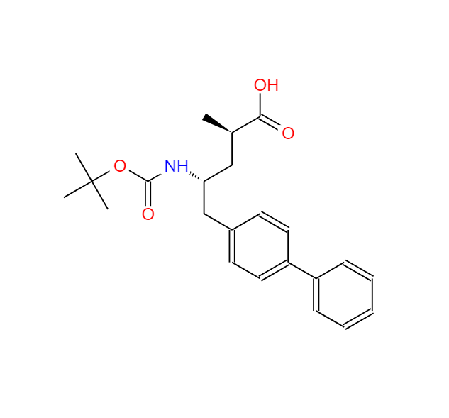 (2R,4R)-5-(联苯基-4-基)-4-[(叔丁氧羰基)氨基]-2-甲基戊酸