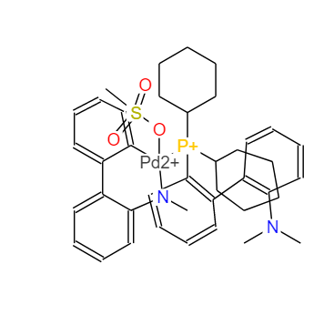 甲烷磺酸(2-二环己基膦基-N,N-二甲胺基-1,1'-联苯基)(2'-甲胺基-1,1'-联苯-2-基)钯(II)