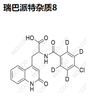 瑞巴派特杂质8  1219409-06-9   C19H11D4ClN2O4 