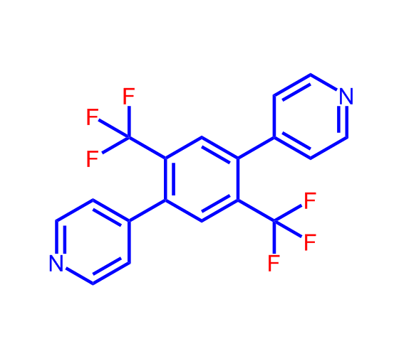 2,5-二三氟甲基-1,4-二(4-吡啶基)苯